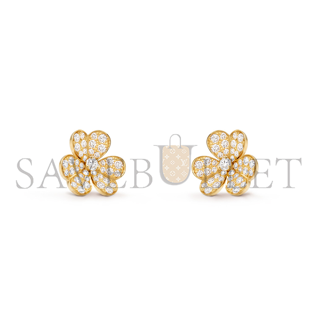 VAN CLEEF ARPELS FRIVOLE EARRINGS, SMALL MODEL VCARP0J900